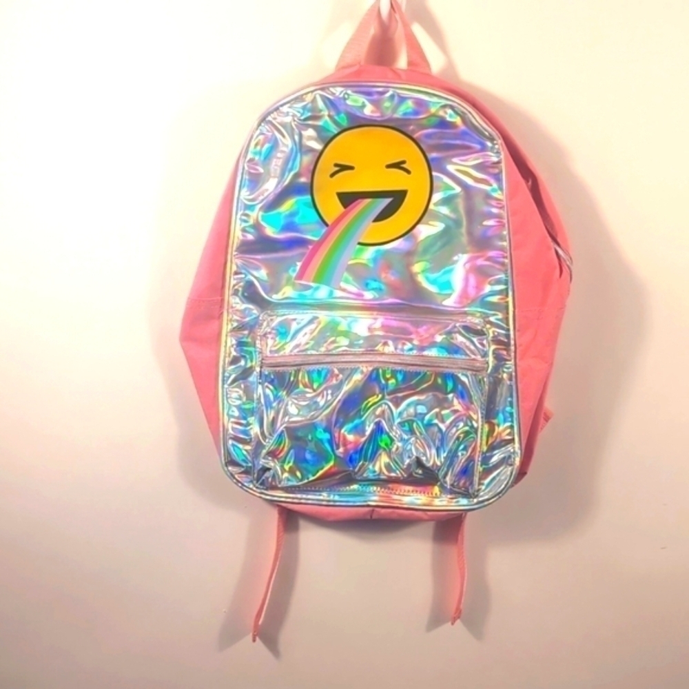 Pink and silver book bag New with tag